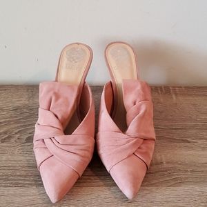 Vince Camuto Pink Mules